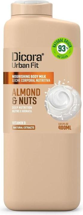Immagine prodotto Dicora Latte Corpo con Vitamina B Mandorle e Noci (Latte Corpo) 400 Ml (Latte corpo, 400 ml)
