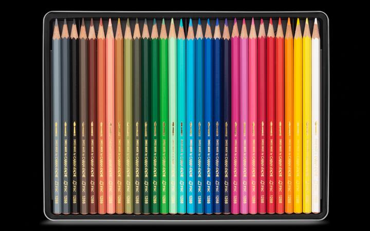 Produktbild Caran d'Ache Fancolor Farbstifte Metallschachtel (Mehrfarbig, 30 x)
