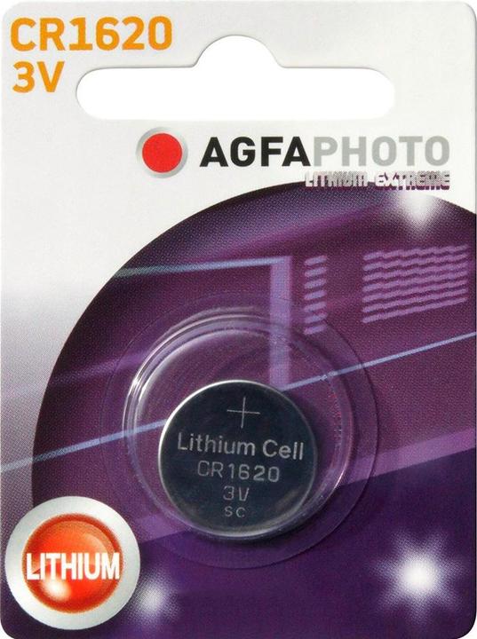 Produktbild AGFAPHOTO Lithium CR1620 3V (1 Stk., CR1620, 70 mAh)