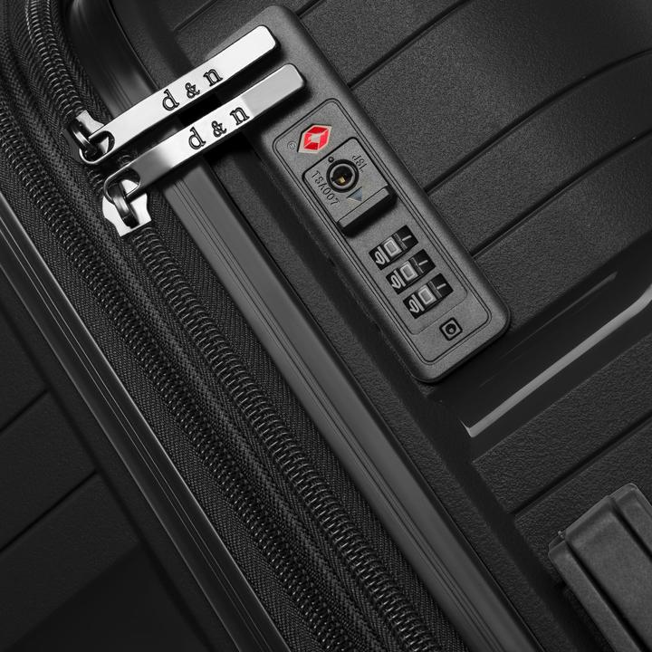 Produktbild D&N Travel Line 4300-Plus 4 Rollen Kabinentrolley S 55 cm mit Dehnfalte (37 l, Handgepäck (bis 50l))