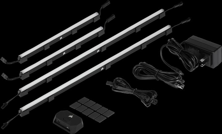 Actual product image Corsair Smart Lightning Strip iCUE LS100 Starter Kit (RGB)