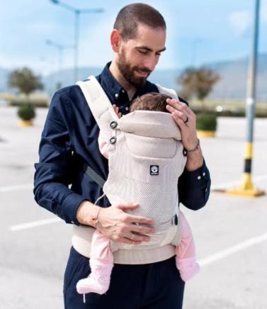 Image du produit Dooky Porte-bébé en tricot stretch Terra Nova Beige