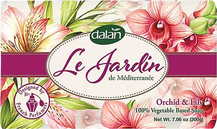 Dalan d'Olive Luxus Handseife Orchidee und Lilie, 200 g