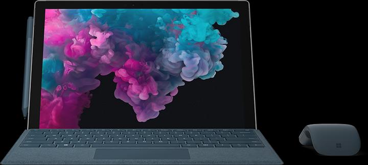 Actual product image Microsoft Surface Pro 6 (12.30", Intel Core i5-8250U, 8 GB, 256 GB, CH)