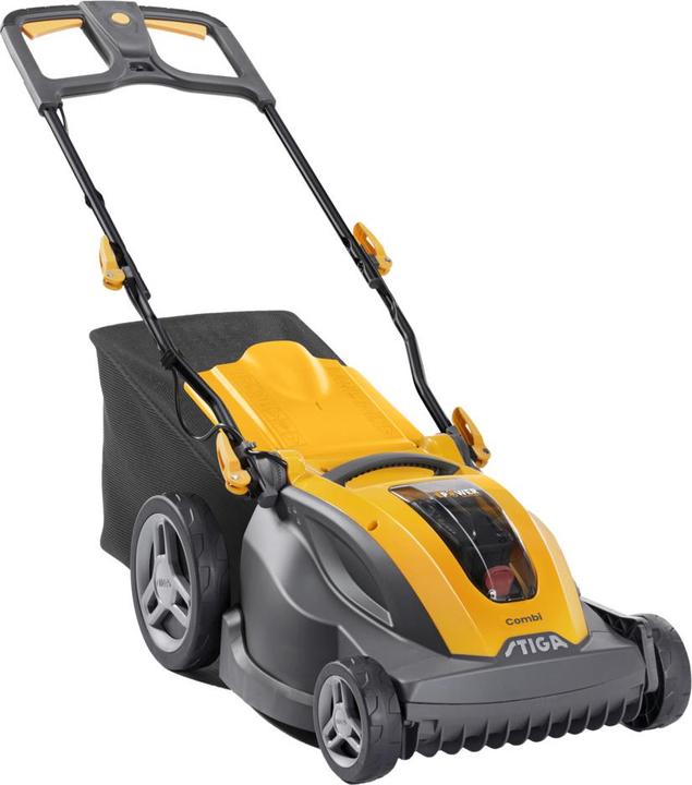 Produktbild Stiga COMBI 344e Akku Rasenmäher inkl. Akku, inkl. Ladegerät, Einstellbarer Holm, Softgriff, mit S (Akkubetrieb)