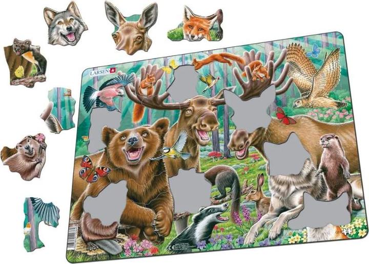 Actual product image Larsen Happy forest animals (42 pieces)