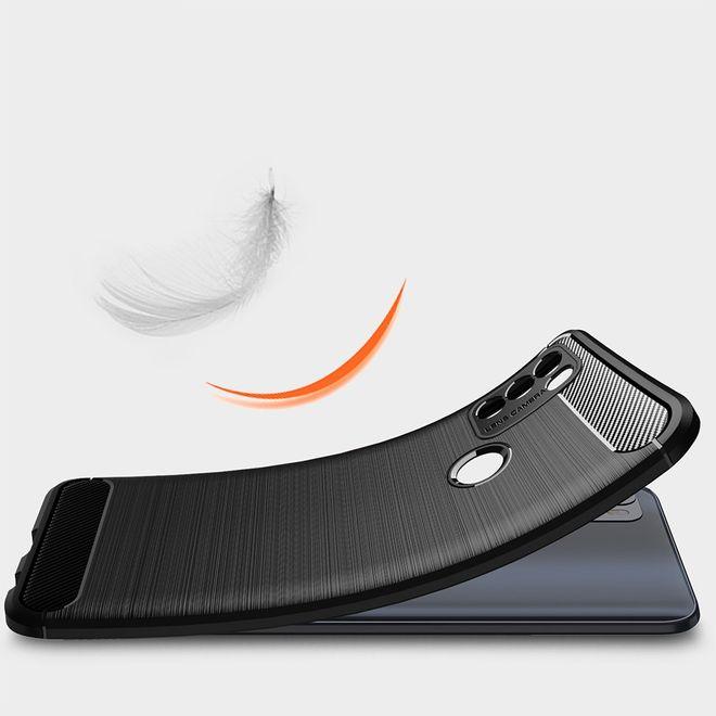Actual product image MU Style Carbon Fiber TPU Softcase Series (Motorola Moto G50)