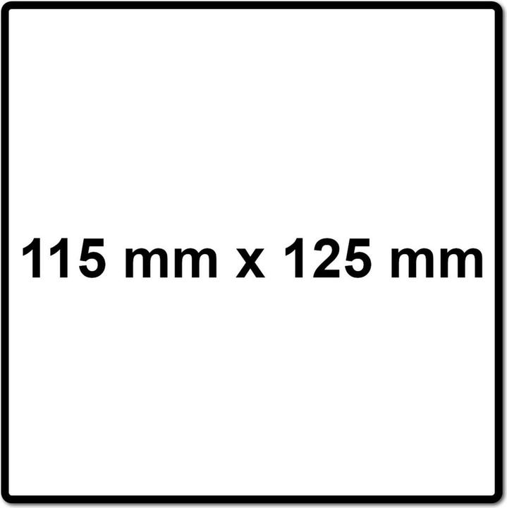 Produktbild Mirka Goldflex Soft 115x125mm P600 200Stk. ( 2912707061 ) Handpad Rolle perforiert (P600)