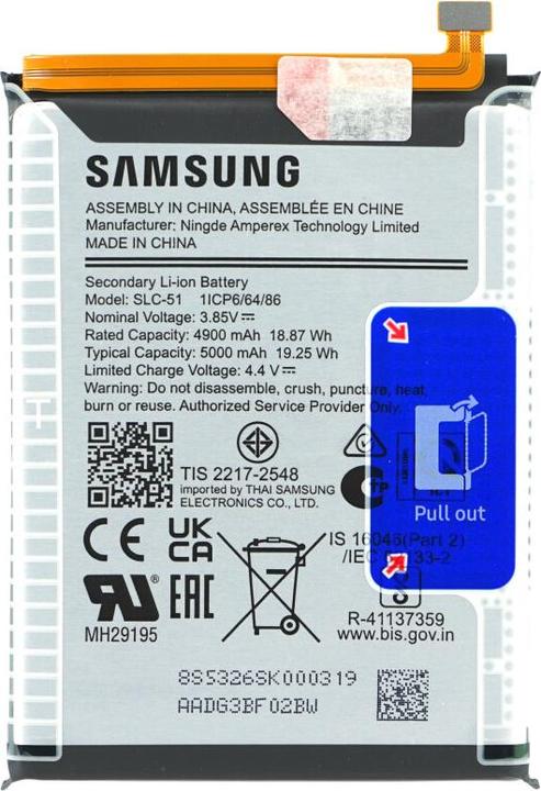 Immagine prodotto Samsung Batteria SLC-51 5000 mAh SM-A057 Galaxy A05s GH81-24363A