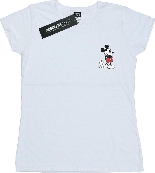 Disney Mickey Mouse Kickin Retro Chest TShirt (S)