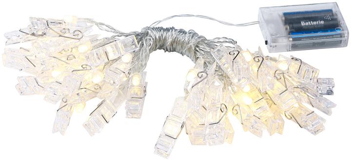 Produktbild Lunartec LED-Foto-Clips-Lichterkette (1 m)