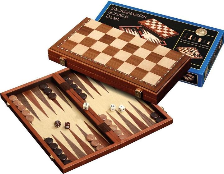 Actual product image Philos Chess Backgammon Checkers