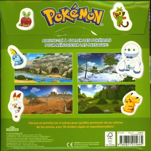 Image du produit Les Livres du Dragon d'Or Pokémon : 30 stickers épais