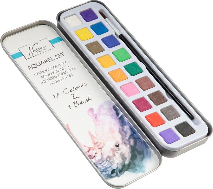 Actual product image Art Sensations Nassau watercolor paint set (Multicoloured, 18 ml)