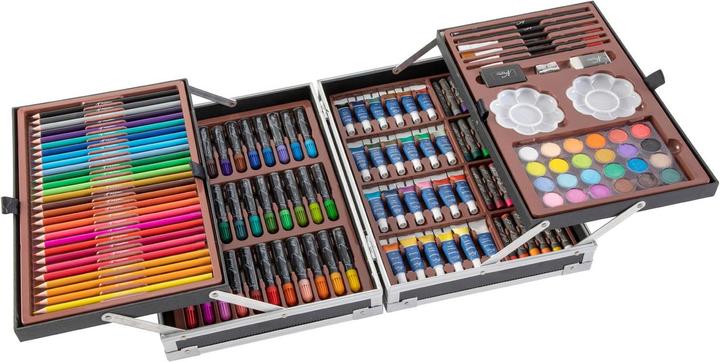Image du produit Art Sensations Nassau Luxe Set d'art Creatief en valise métallique, 121dlg.