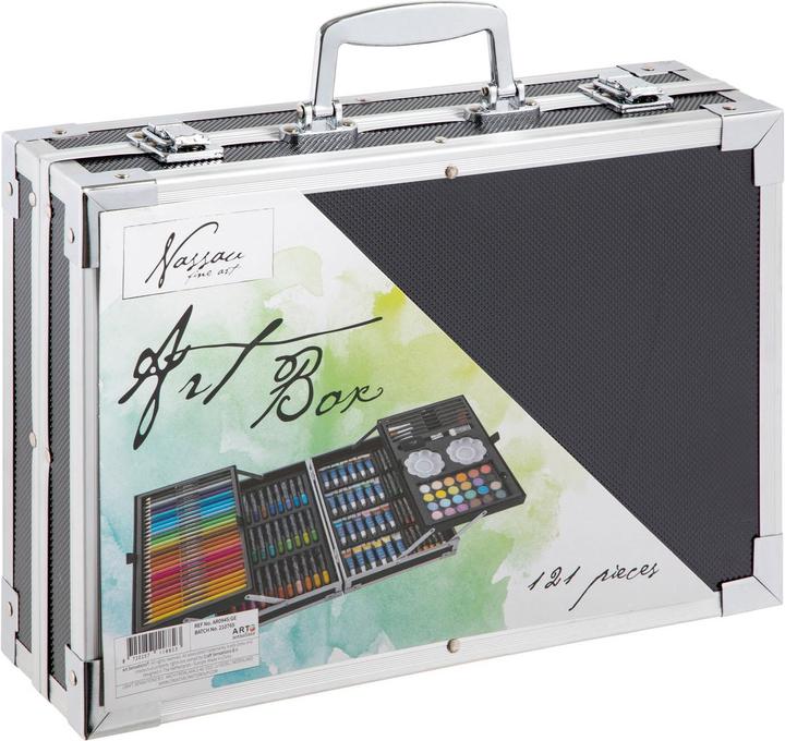 Image du produit Art Sensations Nassau Luxe Set d'art Creatief en valise métallique, 121dlg.