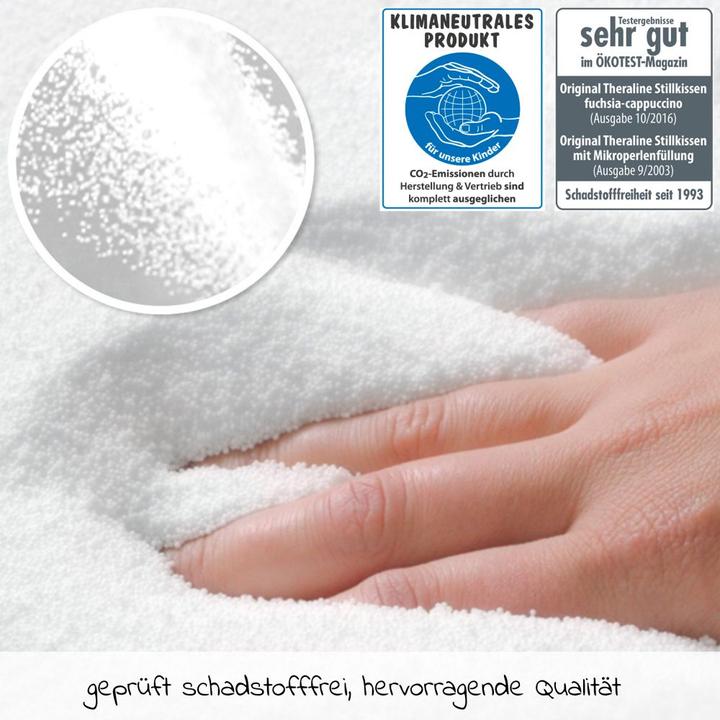 Produktbild Theraline Stillkissen "Das Komfort" mit Microperlenfüllung inkl. Bezug 180 cm (34 cm)