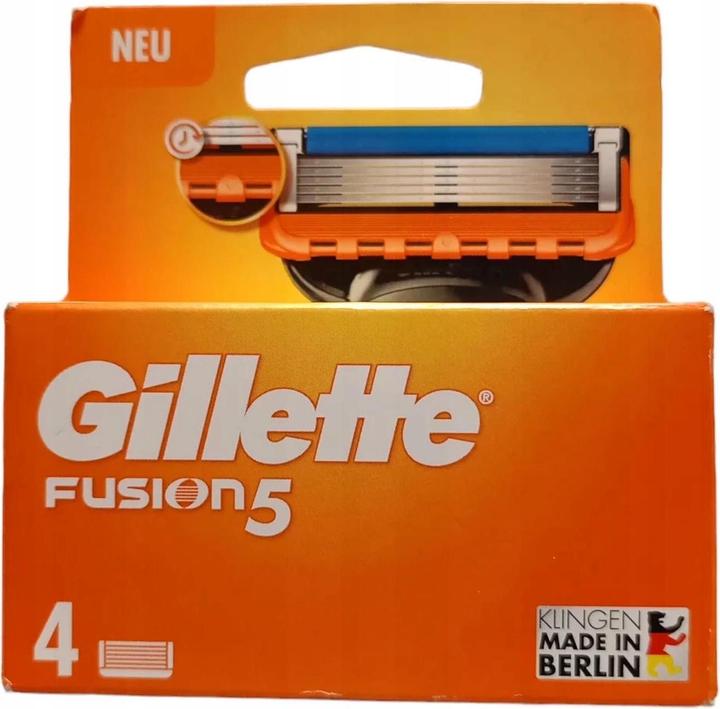 Actual product image Gillette Fusion 5 Cargador 4 Unidades (4 x)