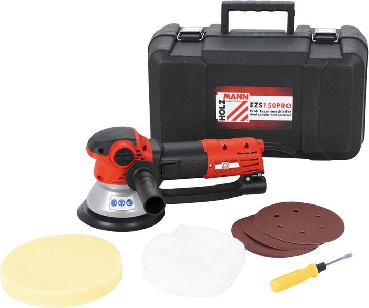 Actual product image Holzmann Random orbital sander incl. case (Eccentric grinder, 710 W)