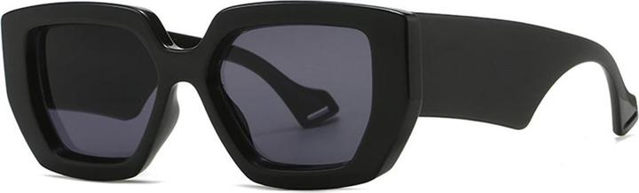 Techsuit - Sunglasses (86321) - for Women with PC Frame and Lens, Vintage - Black / Gray