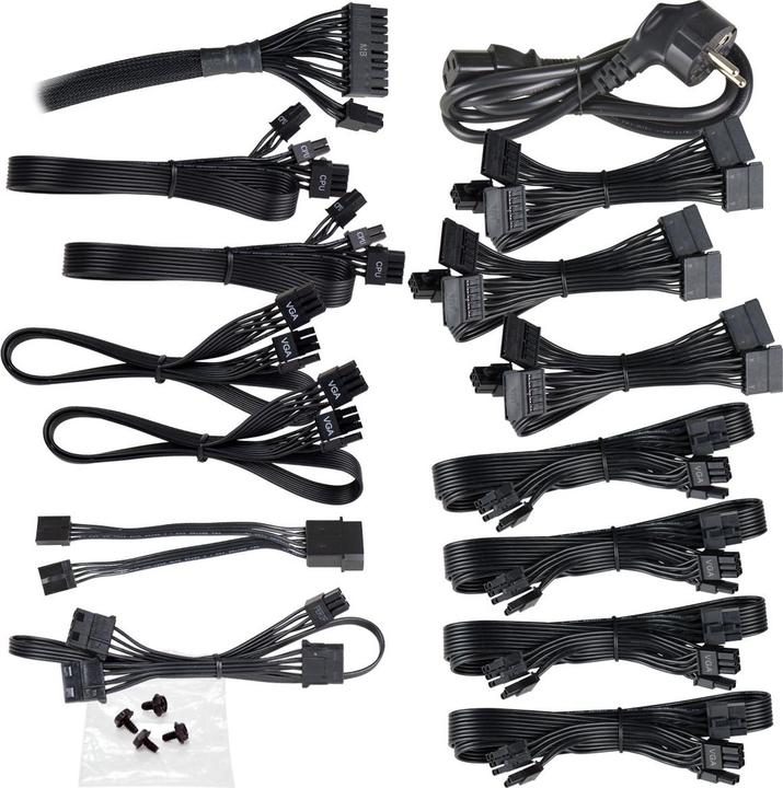 Actual product image EVGA Power supply 1000 GQ 1000 W, 80 PLUS Gold, fully modular (1000 W)