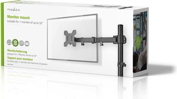 Produktbild Nedis Schreibtisch Monitorhalterung | 1 Bildschirm(e) | 15 - 32 " | 75x75 / 100x100 | Vollbeweglich (Tisch, 32")