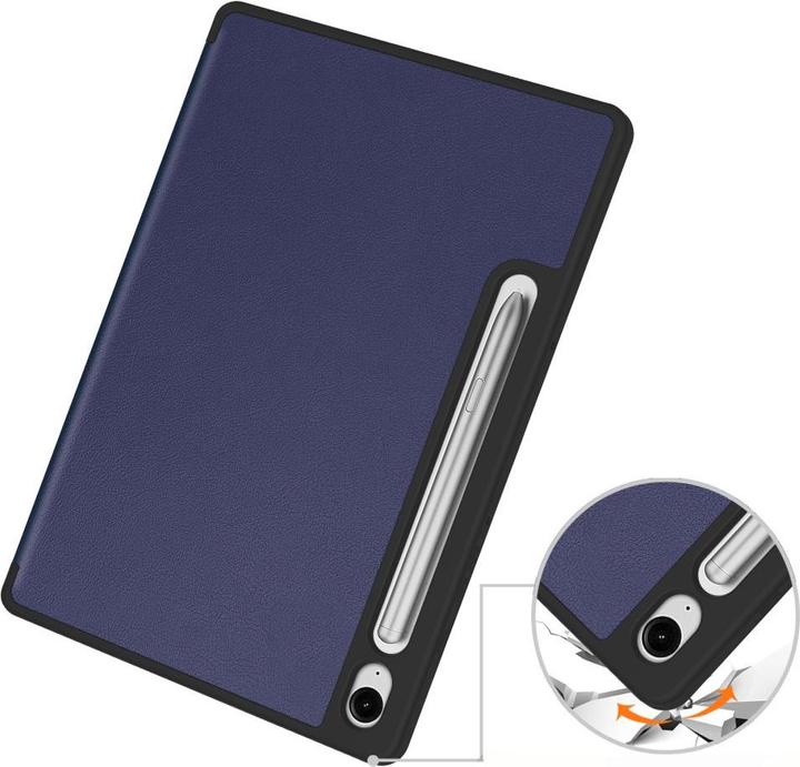 Produktbild Cover-Discount Galaxy Tab S9 / S9 FE - Smart Case Silikon dunkelblau (Galaxy Tab S9, Galaxy Tab S9 FE)