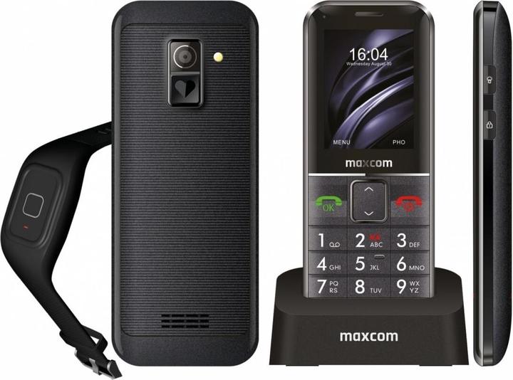 Produktbild Maxcom MM735 Comfort mobile phone + SOS bar black (2.20", 2 Mpx, 3G)