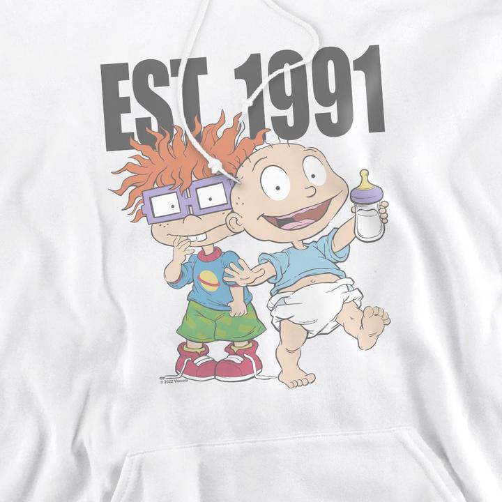 Immagine prodotto Rugrats Est 1991 Felpa con Cappuccio Uomo (XL)