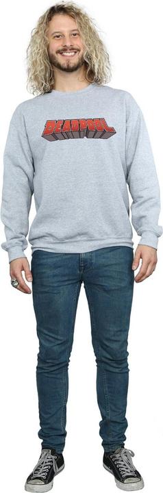 Produktbild Deadpool Text Logo Sweatshirt (M)