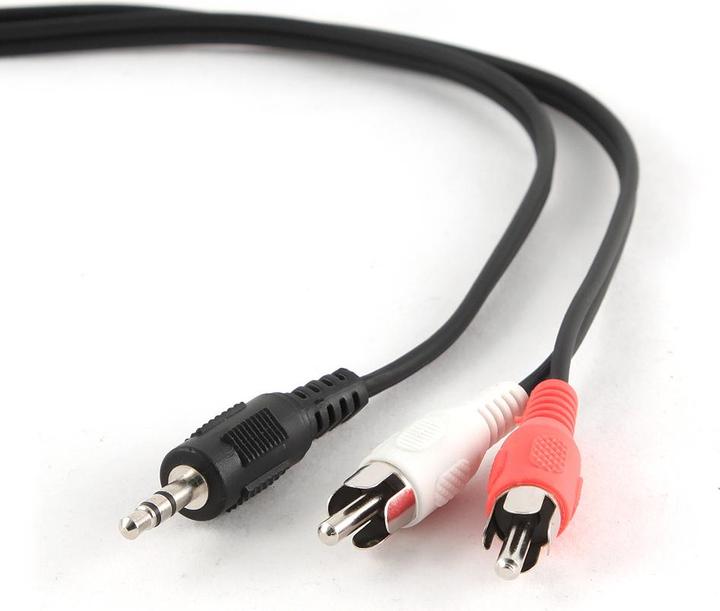 Immagine prodotto Cablexpert 0,2 m, 3,5 mm/2 x RCA, M/M - Cavo audio (3,5 mm/2 x RCA, M/M, 3,5 mm, 2 x RCA, m (0.20 m)