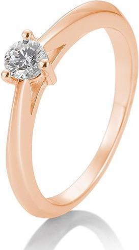 Breuning Verlobungsring 3er Krappe (53, 585/14 K Gold)