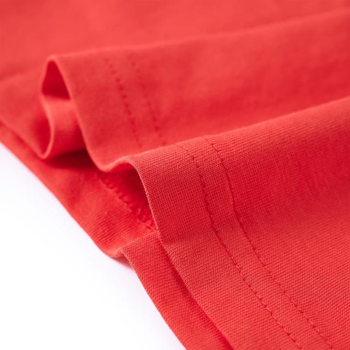 Actual product image VidaXL Children's T-shirt red 92,Material: 100 % cotton,Colour (92)