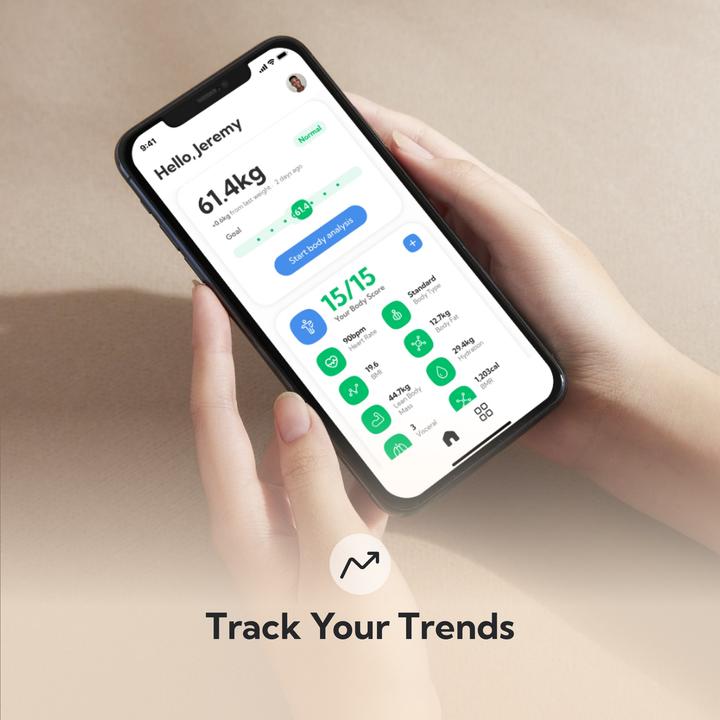 Image du produit Noerden MINIMI+ Smarte Personenwaage Bluetooth schwarz