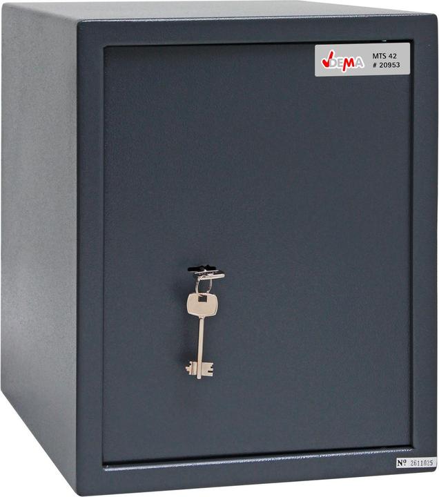 Produktbild Dema Möbeltresor Wandtresor mit Schlüssel 42 Liter 30x37x38 cm (42 l)