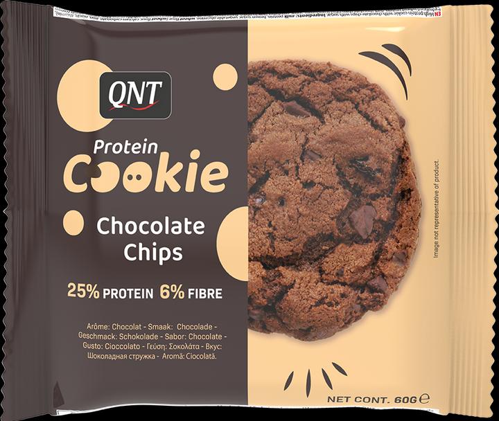 Produktbild QNT Protein Cookie Chocolate Chips (Schokolade, 12 Stk., 60 g)