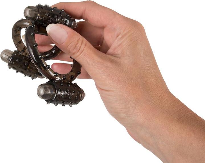 Actual product image Seven Creations Cock N Balls Vibro Harness (3 cm)