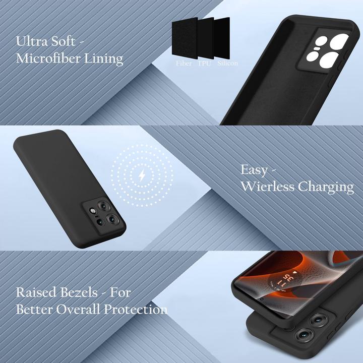 Produktbild Cadorabo Hülle für Motorola Moto Edge 50 Pro im Liquid Case Design (Motorola Edge 50 Pro)