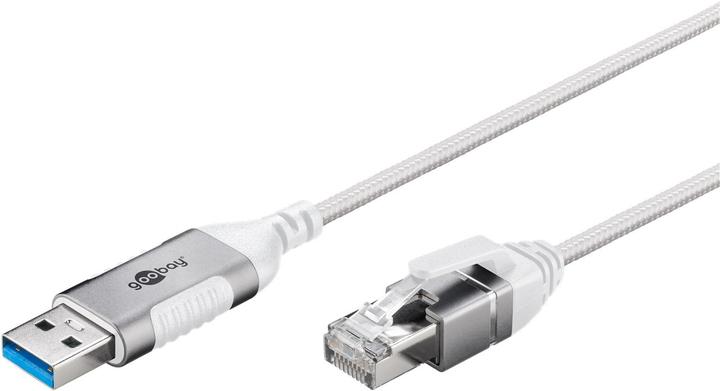 Produktbild Goobay Ethernet-Kabel USB-C 3.1 auf RJ45, Slim, 3 m (USB 3.1, RJ45 (1x))