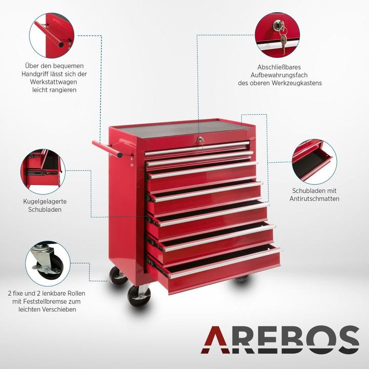 Produktbild Arebos Werkstattwagen