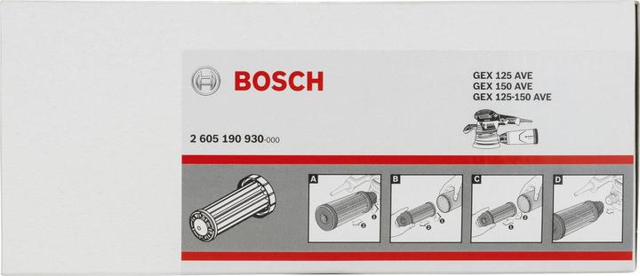 Produktbild Bosch Professional Zubehör Filter für GEX 125-150 AVE Professional. Für Exzenterschleifer