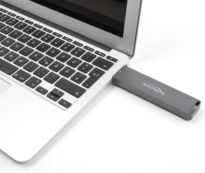 Immagine prodotto Delock Contenitore esterno per SSD PCIe M.2 NVMe o SSD SATA (M.2 2260, M.2 2242, M.2 2230, M.2 2280)