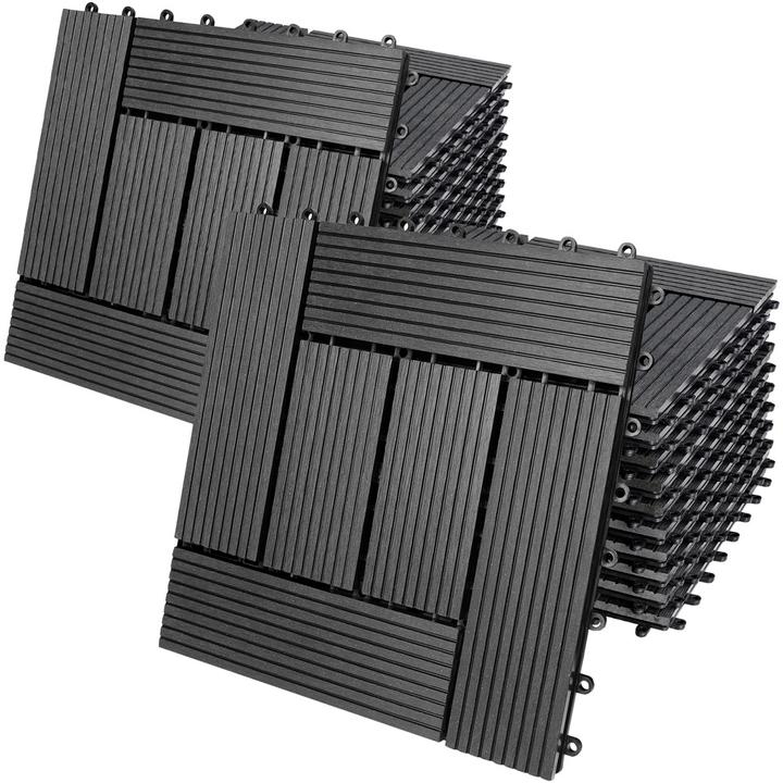 Produktbild Casaria WPC Fliesen (22 x, 30 x 30 x 2 cm)