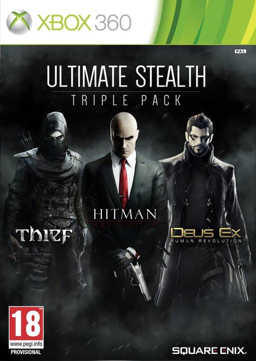 Produktbild Square Enix Xbox 360 Ultimate Stealth Triple Pack: Thief, Hitman: Absolution ir Deus Ex: HR (Xbox 360)
