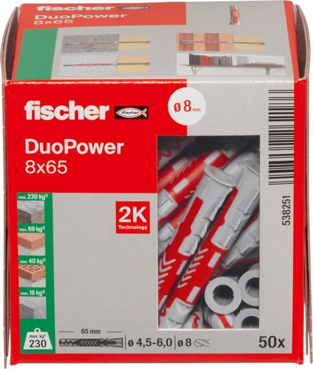 Image du produit Fischer DuoPower (50 pcs)