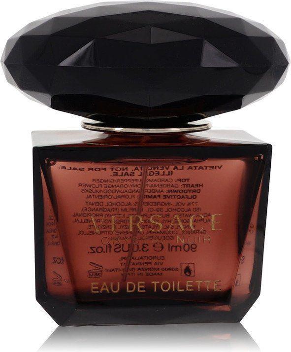 Actual product image Versace Crystal Noir by Eau de Toilette Spray (Tester) 90 ml (Eau de toilette, 90 ml)