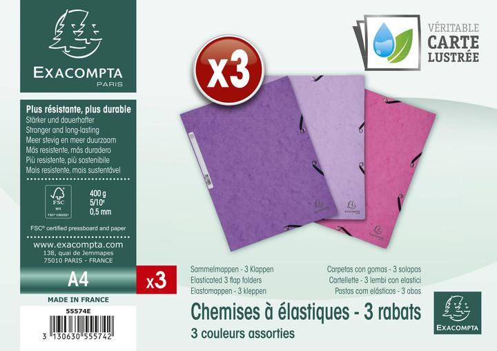 Actual product image Exacompta Collection folder with elastic band (A4, 1 x)