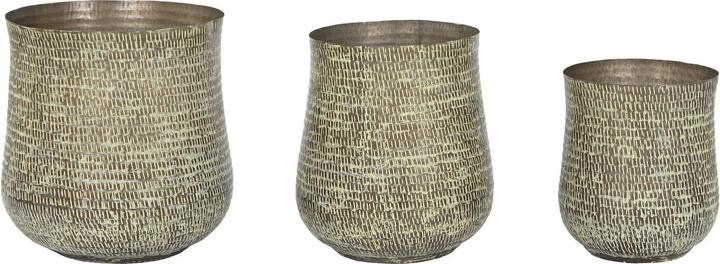 Produktbild Esprit Set of Planters Home Green Aluminium 44 x 44 x 46 cm (44 cm)