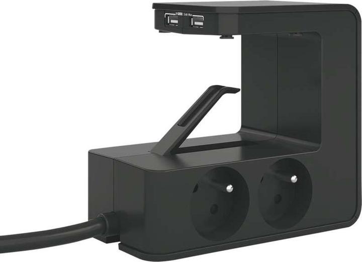 Image du produit Legrand U-Power Contactdoos Verdeelstekker - 2X USB Hub - Stekkerdoos - Penaarde Belgi - Verlengsnoer 1.5 Me (1 pcs)