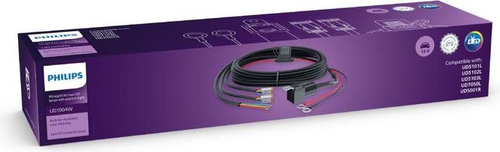Immagine prodotto Philips Ultinon Drive Accessory LUMUD1004WX1 Kit di cablaggio per 2 lampade LED